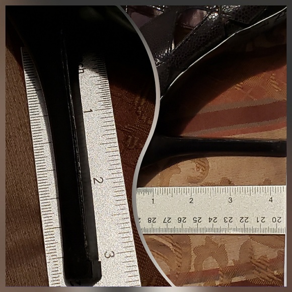 Sexy Ladies sz 8M Calvin Klein Black Heels - Picture 4 of 8